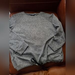 Karl Lagerfeld Grey Silver Crewneck Sweater Size L